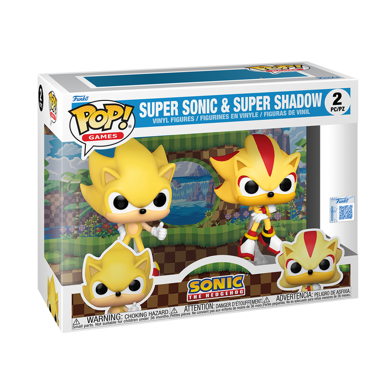 Pop! Games: Sonic - Super Sonic and Shadow 2pk (FL) (Exc)