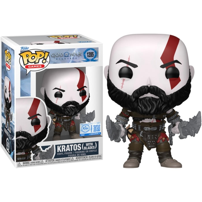 God of War Ragnarok - Kratos (with Blades) Pop! Vinyl Figure (pre-order)