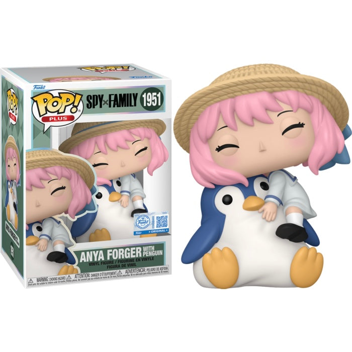 Spy x Family - Anya Forger with Penguin Pop! Plus Vinyl Figure