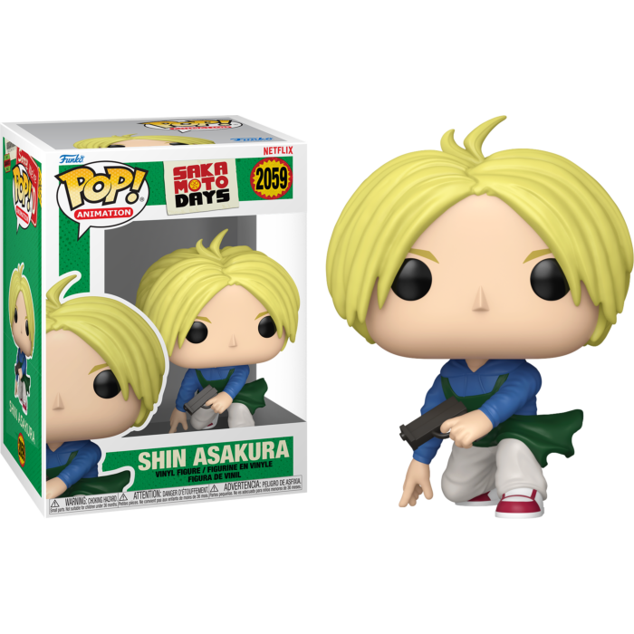 Sakamoto Days - Shin Asakura Pop! Vinyl Figure (pre-order)