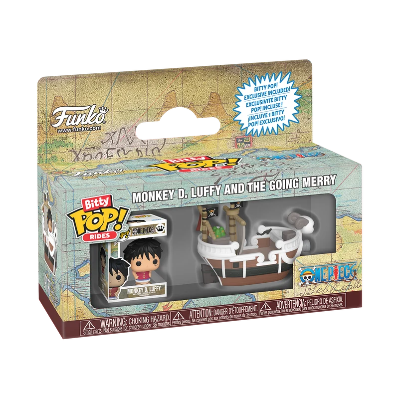 Bitty Pop! Rides: One piece - Going Merry with Luffy (pre-order)