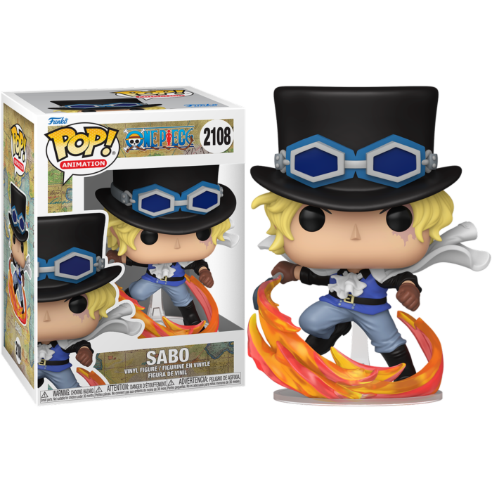 One Piece - Sabo Attacking with Pipe Pop! Vinyl Figure (pre-order)