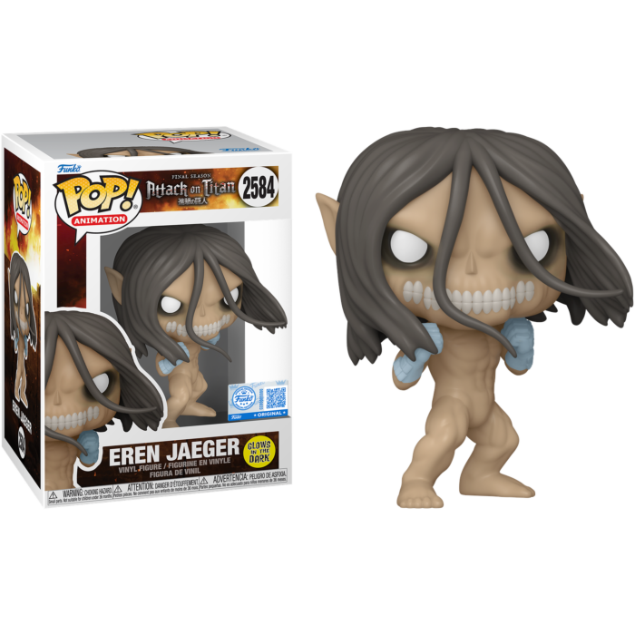 Attack on Titan - Eren Jaeger (Attack Titan Form) Glow-in-the-Dark Pop! Vinyl Figure (pre-order)