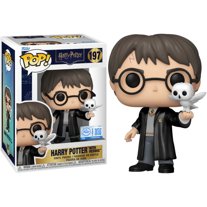 Pop! Movies: Harry Potter S20- Harry with Hedwig (Exc)