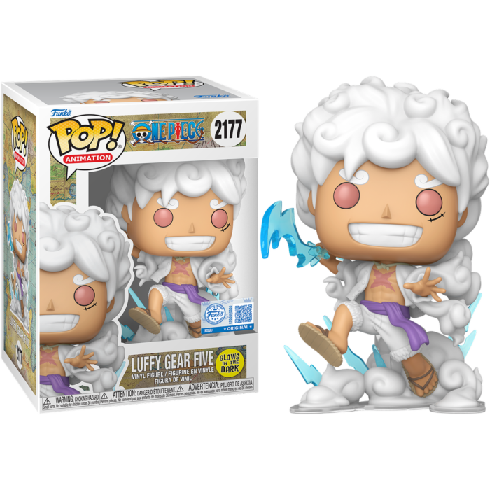 One Piece - Luffy Gear Five Glow-in-the-Dark Pop! Vinyl Figure