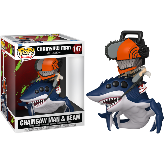 Chainsaw Man: Reze Arc - Chainsaw Man & Beam Pop! Rides Vinyl Figure (pre-order)