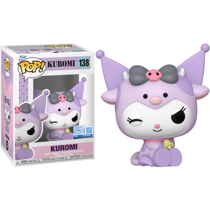 Pop! Animation: Sanrio - Kuromi in Cow Cosplay (Exc) (pre-order)