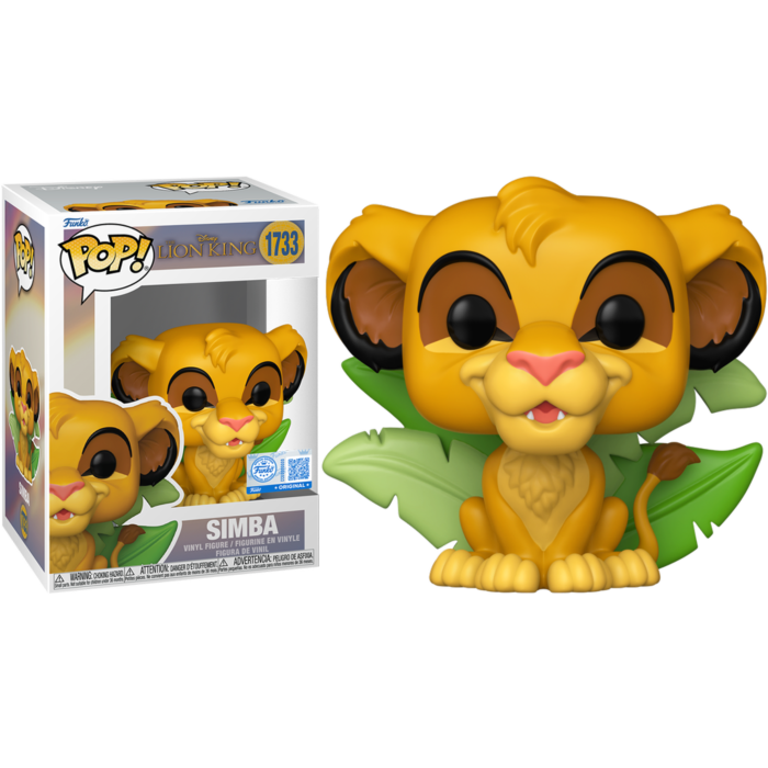 The Lion King - Simba with Leaves Pop! Vinyl Figure (pre-order)