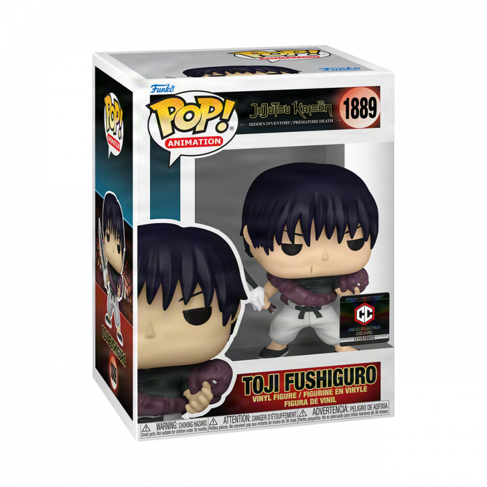 Jujutsu Kaisen - Toji Fushiguro Chalice Exc Sticker Pop! Vinyl Figure