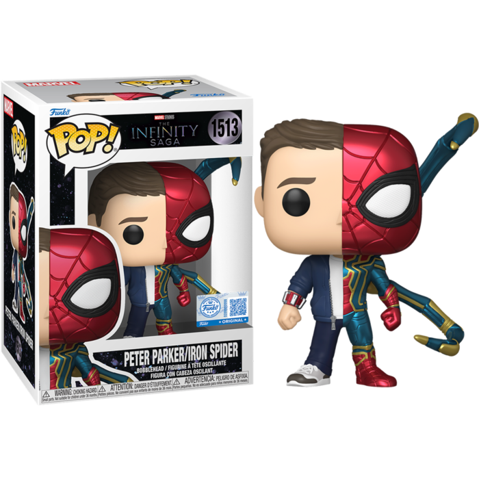 Pop! Marvel: IS Split - Spider-Man / Peter (Exc)