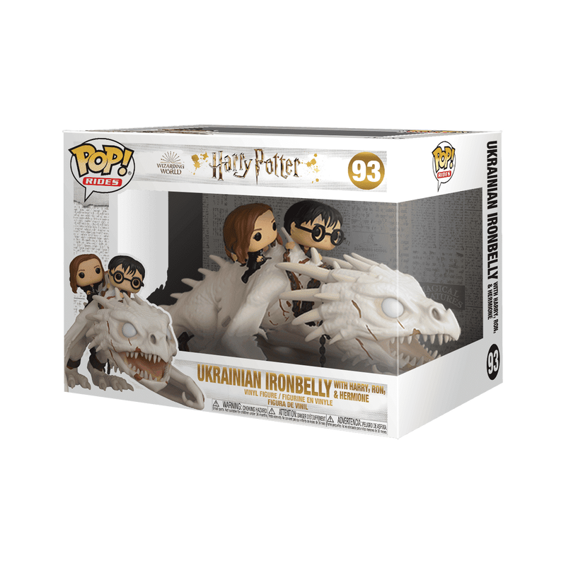 Pop Rides! Tv: Harry Potter - Dragon w/ Harry, Ron, & Hermione