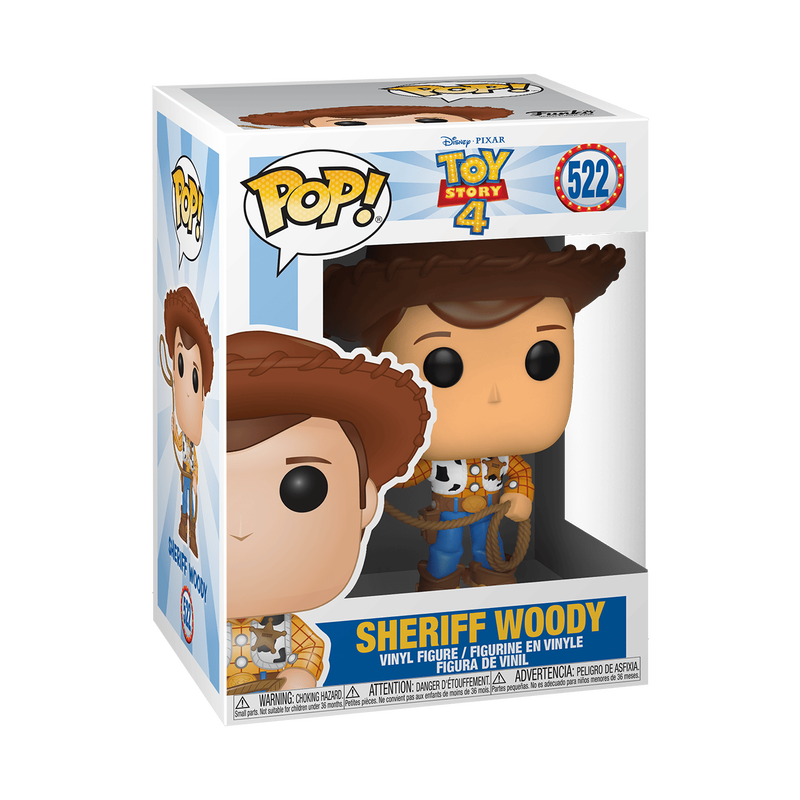 Toy Story 4 - Sheriff Woody Pop! Vinyl Figure