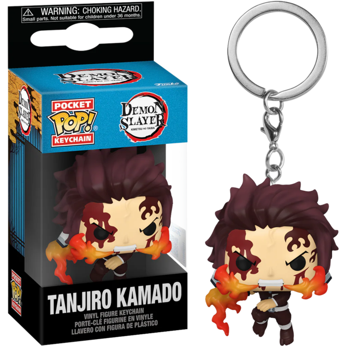 Demon Slayer - Tanjiro (Dancing Flash) Pocket Pop! Keychain (pre-order)