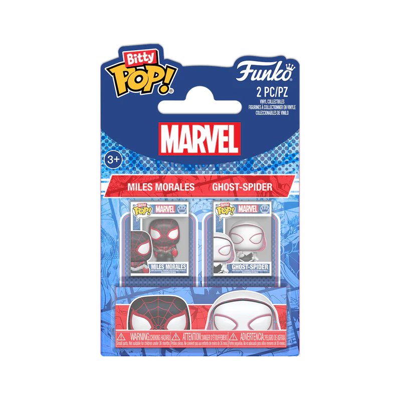 Bitty Pop! Marvel: Spider-Man - Miles Morales and Stacy Gwen 2pk