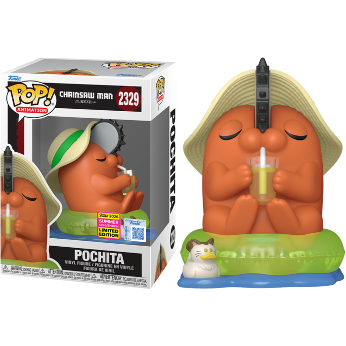 Chainsaw Man - Pochita on Floaty Pop! Vinyl Figure (2026 Summer Convention Exclusive) (pre-order)