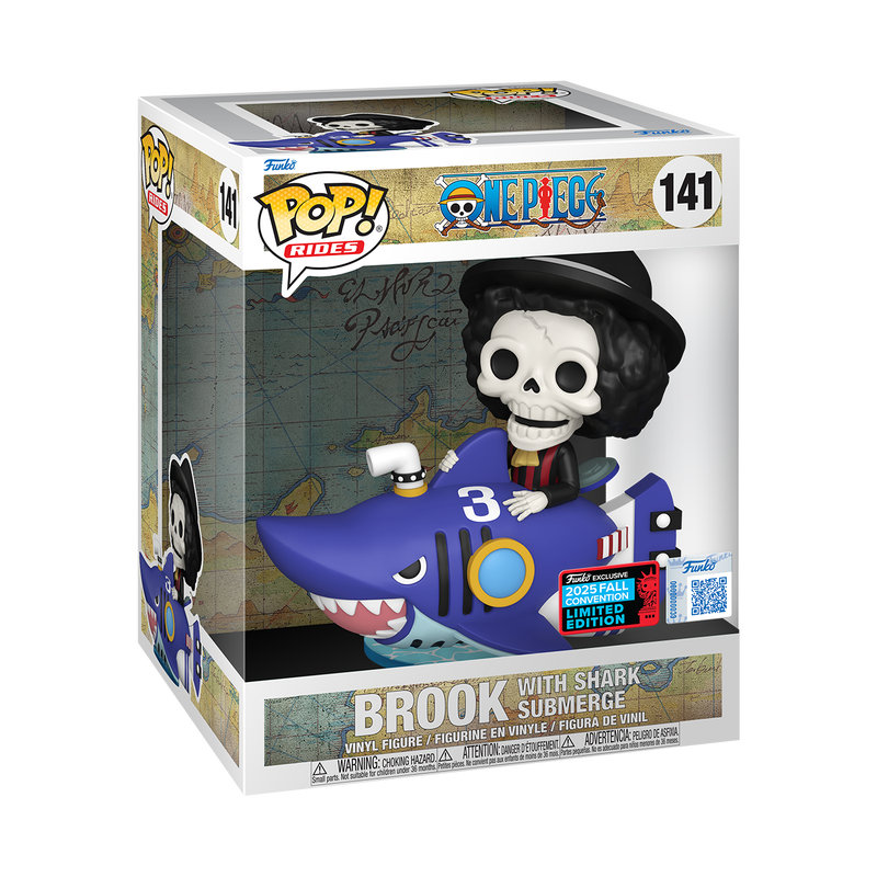 One piece - Pop! Rides Deluxe Brook with Shark Submerge (pre-order)