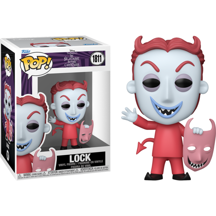 The Nightmare Before Christmas - Lock with Mask Pop! Vinyl Figure (PRE-ORDER)