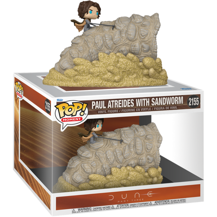 Dune: Part 3 - Paul Atreides with Sandworm Pop! Moment Vinyl Figure (PRE-ORDER)