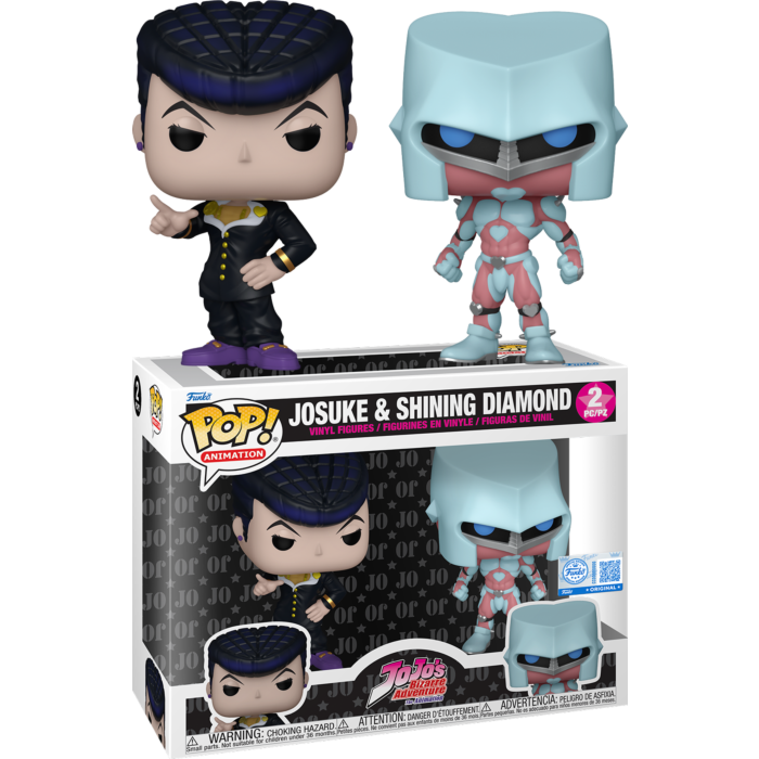 Jojo's Bizarre Adventure - Josuke & Shining Diamond Pop! Vinyl Figure 2-Pack (PRE-ORDER)