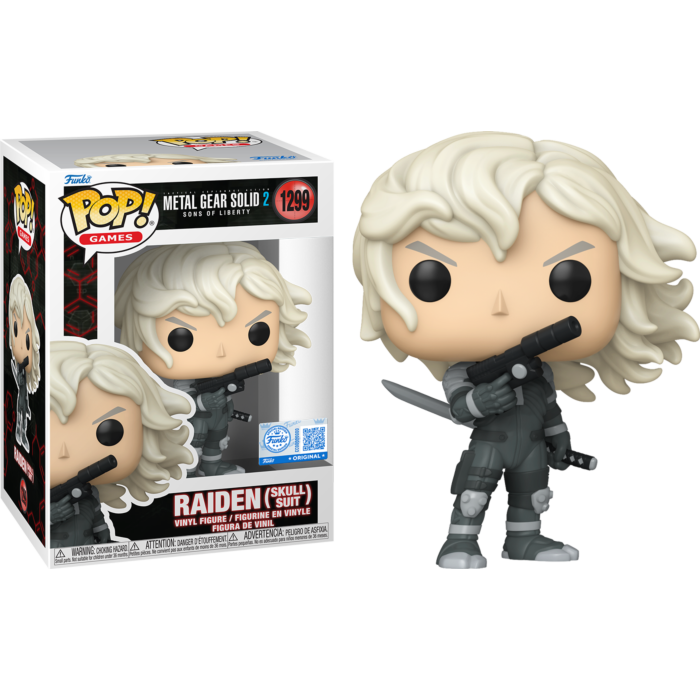 Metal Gear Solid 2: Sons of Liberty - Raiden (Skull Suit) Pop! Vinyl Figure (PRE-ORDER)