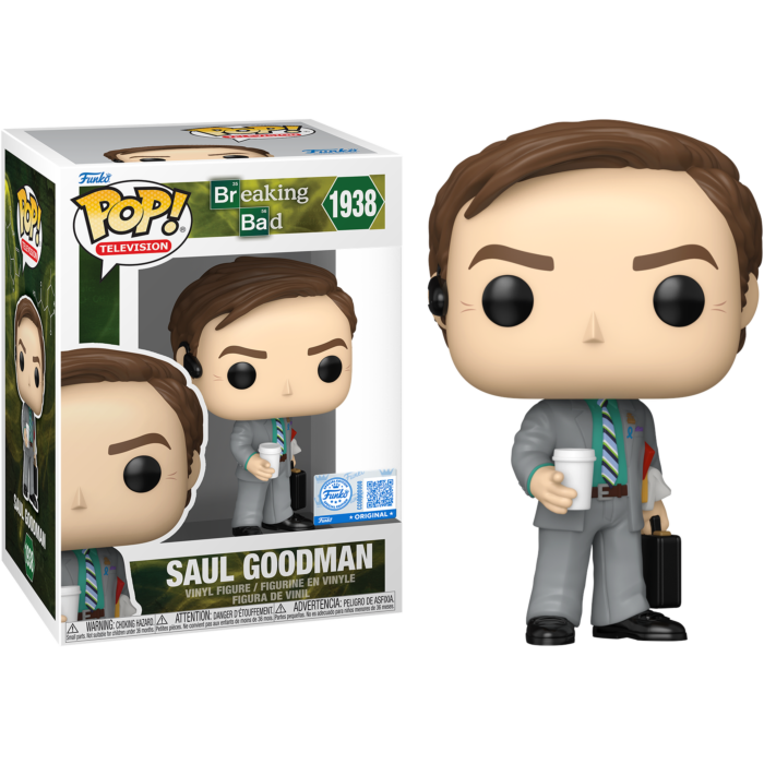 Breaking Bad - Saul Goodman with Coffee Pop! Vinyl Figure (PRE-ORDER)