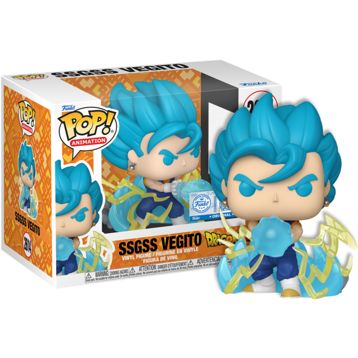 Dragon Ball Super - SSGSS Vegito Glow-in-the-Dark Pop! Premium Vinyl Figure (pre-order)