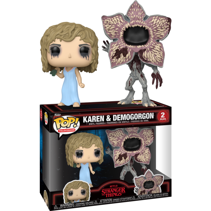 Stranger Things - Karen & Demogorgon Pop! Vinyl Figure 2-Pack (PRE-ORDER)