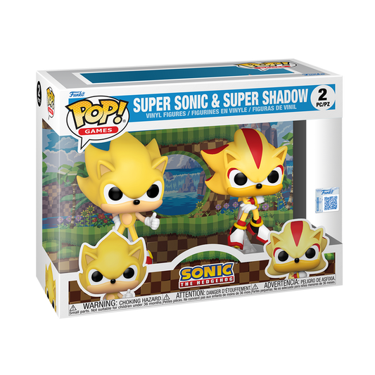 Pop! Games: Sonic - Super Sonic and Shadow 2pk (FL) (Exc)
