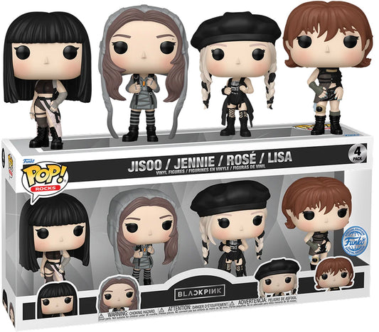 BLACKPINK - Jisoo, Jennie, Rose & Lisa Pop! Vinyl Figure 4-Pack