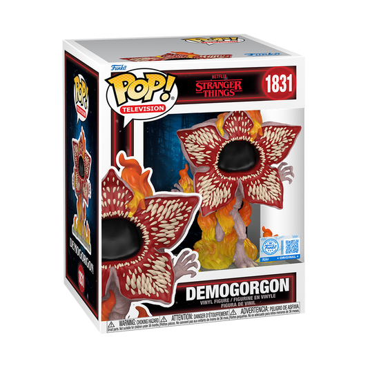 STRANGER THINGS -Pop! Premium Demogorgon on Fire