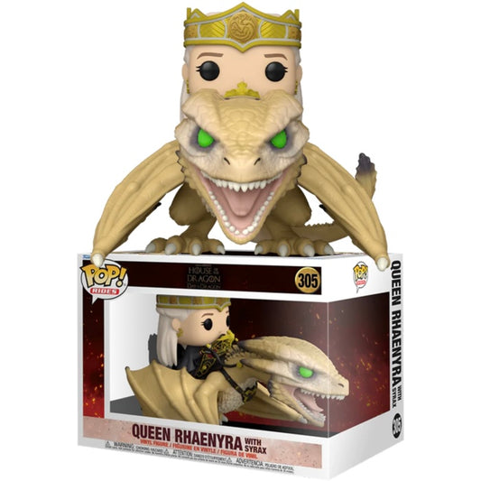 House of the Dragon - Queen Rhaenyra with Syrax Pop! Rides Vinyl Figure
