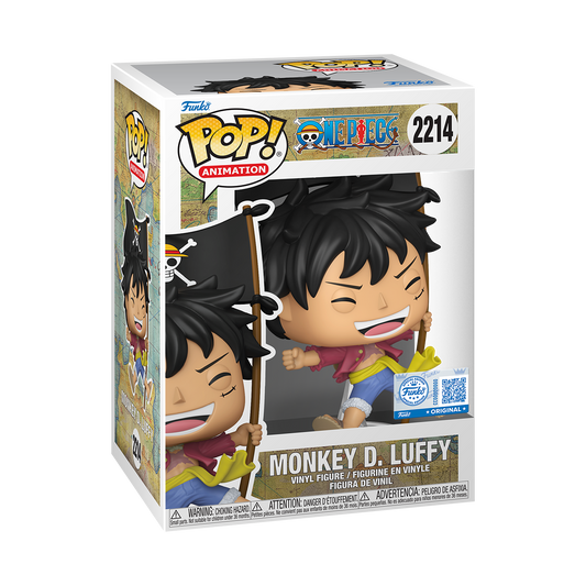 ONE PIECE -Pop! Monkey D. Luffy with Flag
