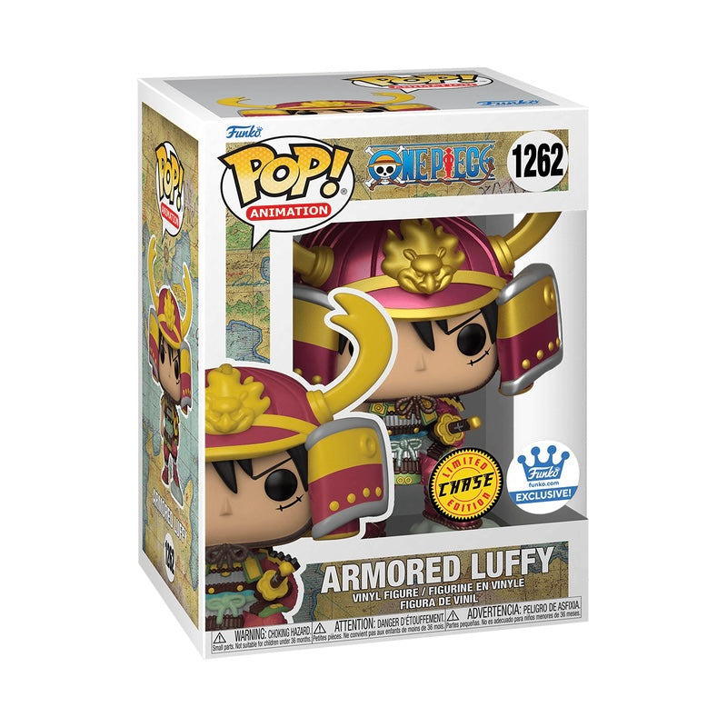 ONE PIECE - ARMORED LUFFY POP! VINYL Funko Exc Sticker CHASE