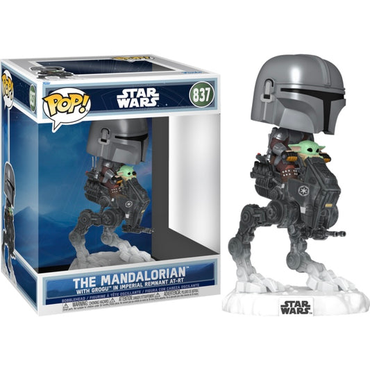 Pop Rides Deluxe! Star Wars: The Mandalorian and Grogu - Mandalorian w/ Grogu
