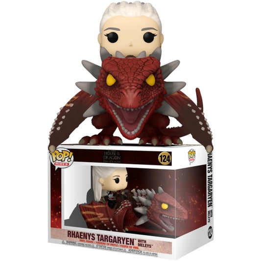 House of the Dragon - Rhaenys Targaryen with Meleys Pop! Rides Vinyl Figure (Pre-Order)