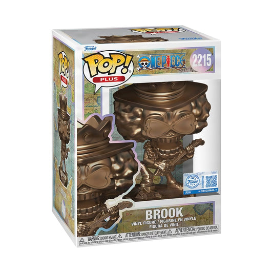One Piece - Pop! Plus Brook Statue (Bronze) with Pop! Protector (pre-order)