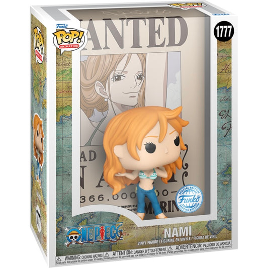 One Piece - Nami Wanted Poster Pop! Cover Vinyl Figure (pre-order)