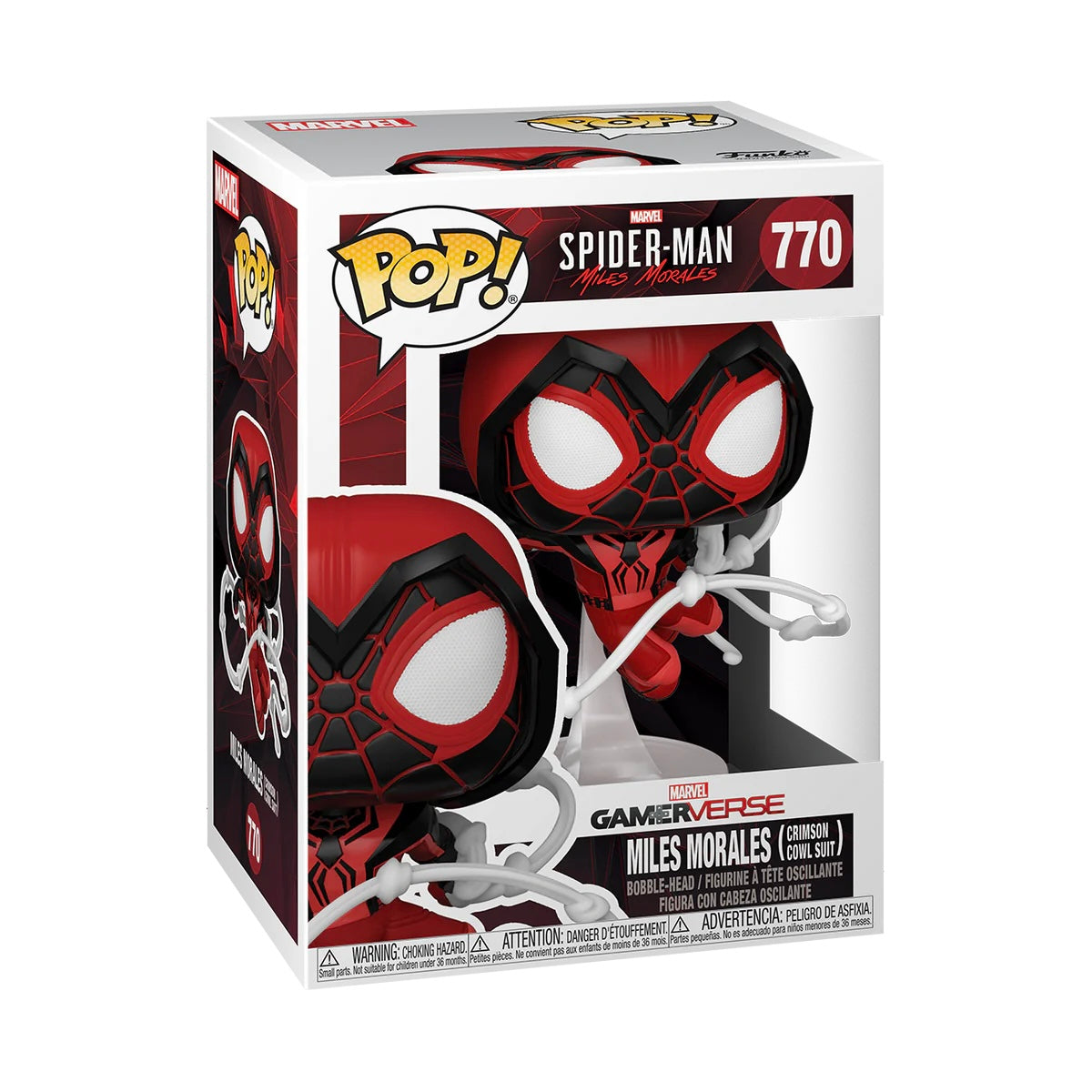 Pop! Marvel: Miles Morales in Crimson Cowl Suit (Pre-Order)