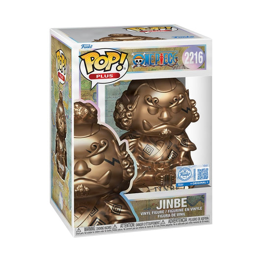 One Piece - Pop! Plus Jinbe Statue (Bronze) with Pop! Protector (pre-order)