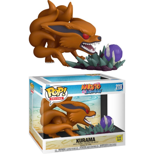 Naruto Shippuden - Kurama Glow-in-the-Dark Deluxe Pop! Vinyl Figure (pre-order)