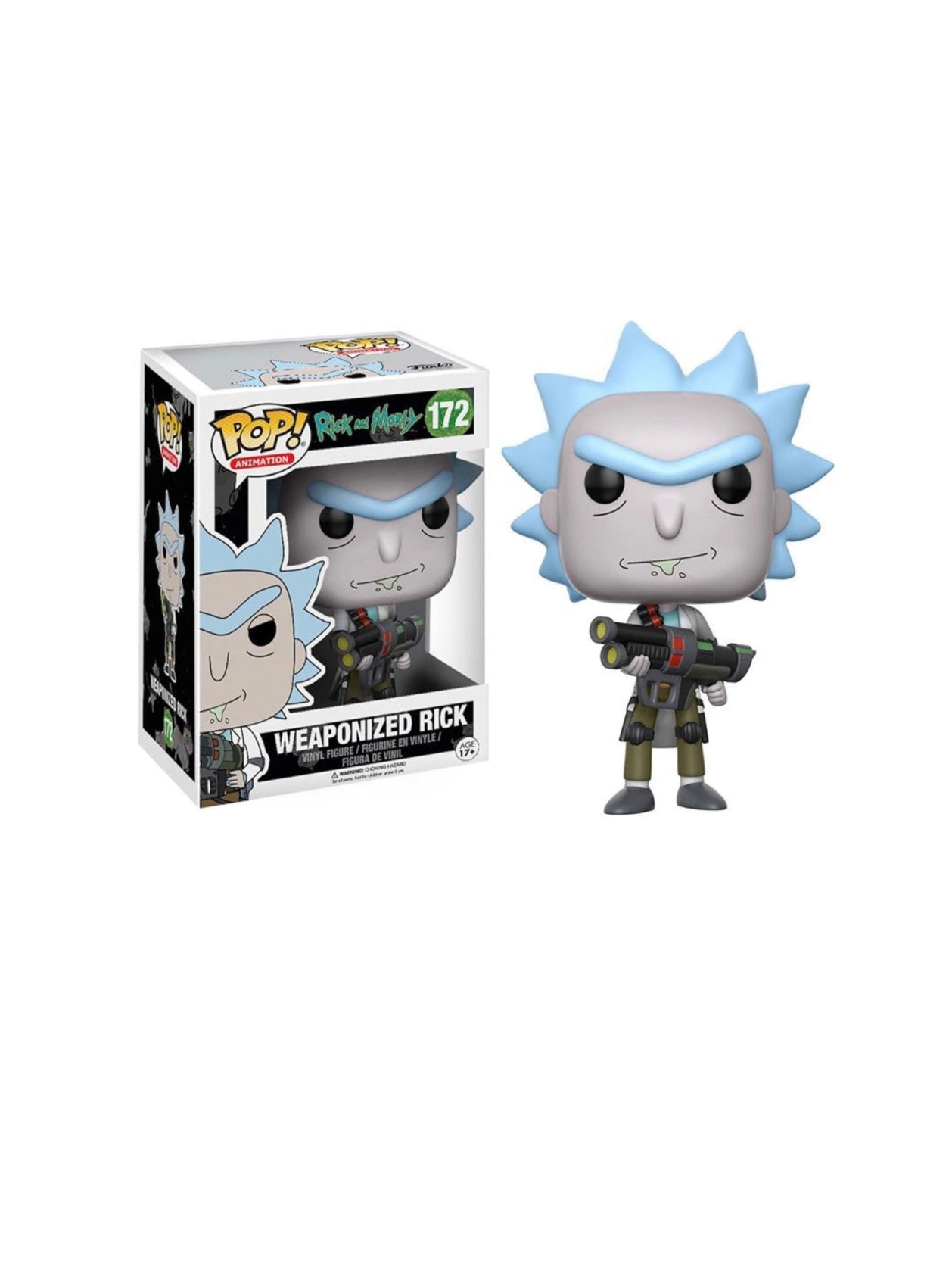 POP Animation Rick and Morty Weaponized Rick Action Figure