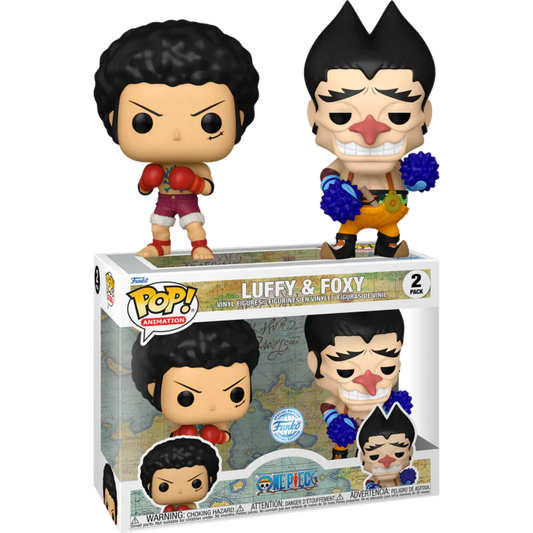 One Piece - Luffy and Foxy 2pk (Exc)