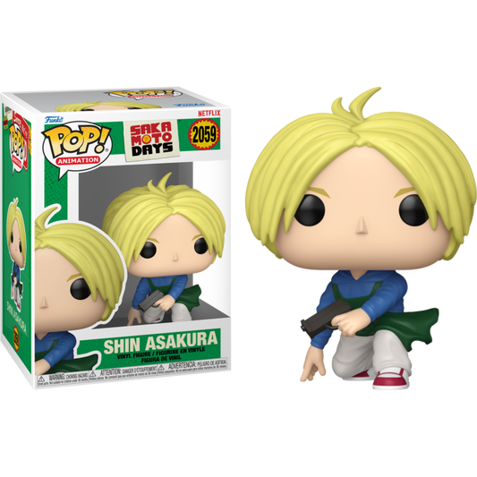 Sakamoto Days - Shin Asakura Pop! Vinyl Figure (pre-order)