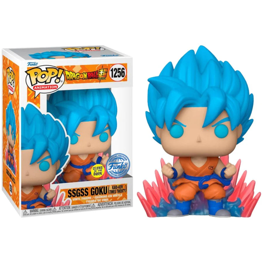 Pop! Animation: Dragon Ball - SSGSS Goku (Kaio-Ken Times Twenty)(GW)(Exc) (pre-order)