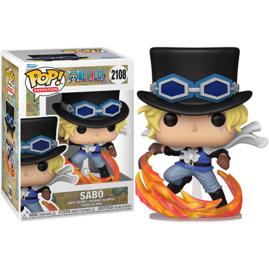One Piece - Sabo Attacking with Pipe Pop! Vinyl Figure (pre-order)