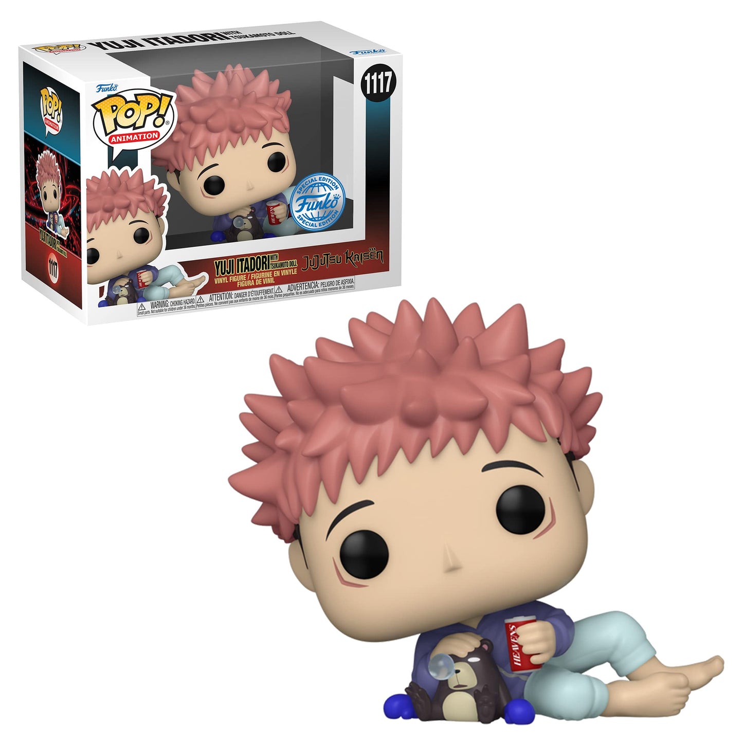 Jujutsu Kaisen - Yuji Itadori with Tsukamoto Doll Pop! Vinyl Figure