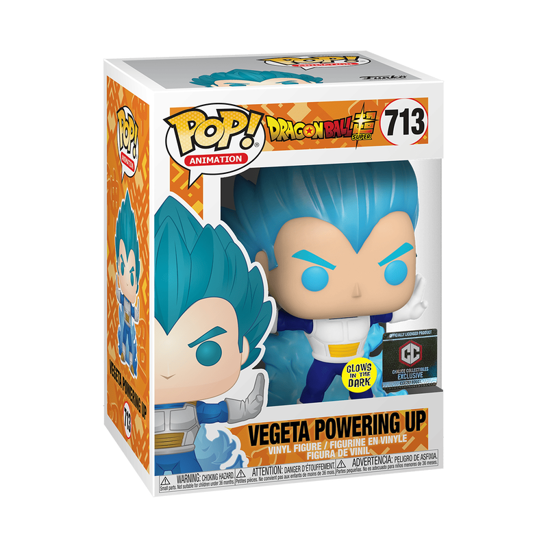 Funko POP! Dragon Ball Super: Vegeta Powering Up (GiTD)(Chalice Collectibles) (pre-order)