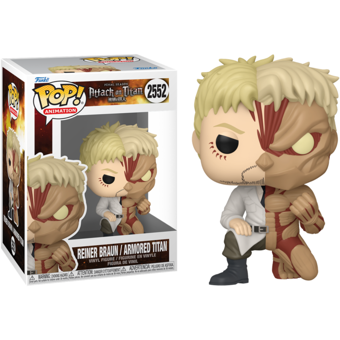 Attack on Titan - Reiner Braun / Armored Titan (Split) Pop! Vinyl Figure (pre-order)