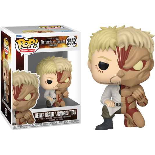 Attack on Titan - Reiner Braun / Armored Titan (Split) Pop! Vinyl Figure (pre-order)