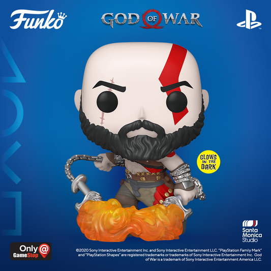 GOD OF WAR - KRATOS WITH BLADE OF CHAOS